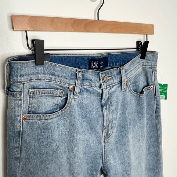 Gap Denim Womens Boot Cut Jeans 8/29 Light Wash Mid Rise Stretch Denim - Picture 4 of 12